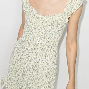 Reformation Paris Ruffle Mini Dress